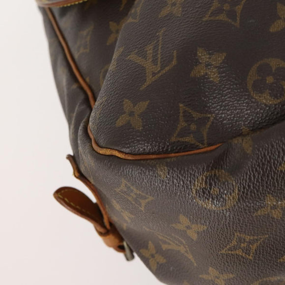 LOUIS VUITTON Monogram Saumur 35 Shoulder Bag M42254 LV Auth fm5198