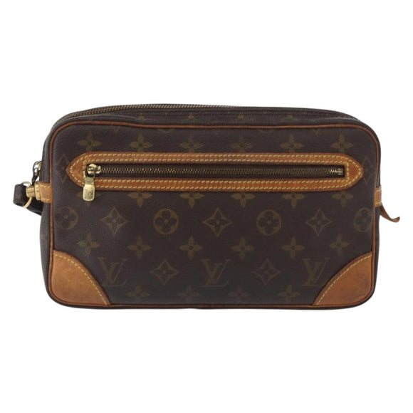 LOUIS VUITTON Monogram Marly Dragonne GM Clutch Bag M51825 LV Auth fm5202