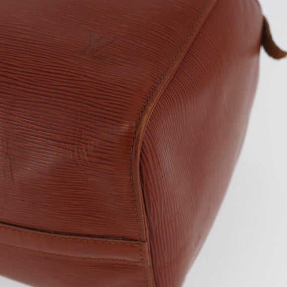 LOUIS VUITTON Epi Speedy 35 Handtas Bruin Kenia M42993 LV Auth fm5204
