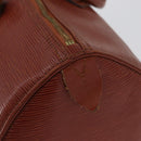 LOUIS VUITTON Epi Speedy 35 Handtas Bruin Kenia M42993 LV Auth fm5204-17