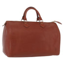LOUIS VUITTON Epi Speedy 35 Handtas Bruin Kenia M42993 LV Auth fm5204-1