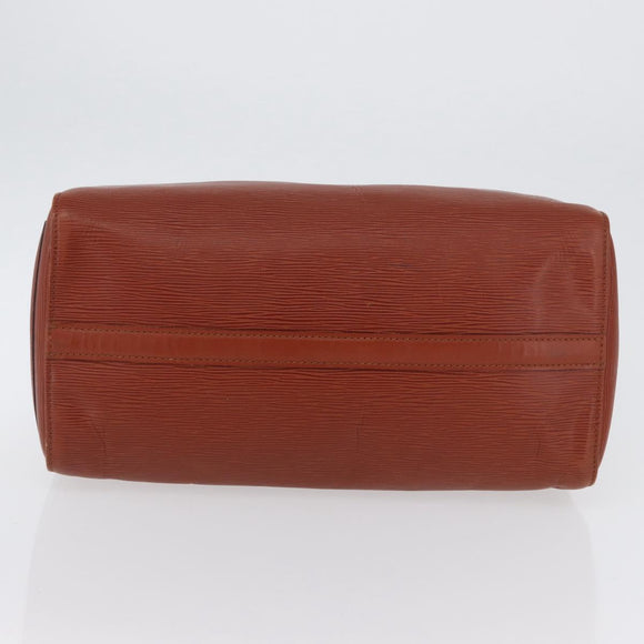 LOUIS VUITTON Epi Speedy 35 Handtas Bruin Kenia M42993 LV Auth fm5204