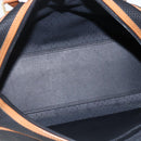 SAINT LAURENT Hand Bag PVC Black Gold Auth fm5207-11