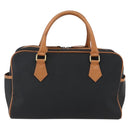 SAINT LAURENT Hand Bag PVC Black Gold Auth fm5207-2