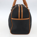 SAINT LAURENT Hand Bag PVC Black Gold Auth fm5207-3