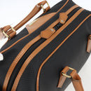 SAINT LAURENT Hand Bag PVC Black Gold Auth fm5207-6