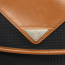 SAINT LAURENT Shoulder Bag PVC Black Gold Auth fm5208-17