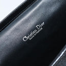 Christian Dior Trotter Canvas Chain Shoulder Bag Black Gold Auth fm5212-18