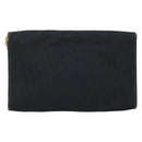 Christian Dior Trotter Canvas Chain Shoulder Bag Black Gold Auth fm5212-2