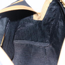 SAINT LAURENT Hand Bag PVC Black Gold Auth fm5215-18