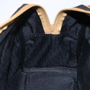 SAINT LAURENT Hand Bag PVC Black Gold Auth fm5215-19