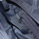BURBERRY Nova Check Blue Label Hand Bag Nylon Beige Silver Auth fm5216-19