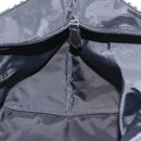 Burberrys Nova Check Blue Label Hand Bag Nylon Black Silver Auth fm5217-18