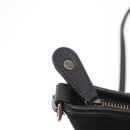 BURBERRY Shoulder Bag Canvas Leather Black Auth fm5219-11