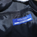 BURBERRY Shoulder Bag Canvas Leather Black Auth fm5219-18