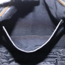 BURBERRY Shoulder Bag Canvas Leather Black Auth fm5219-21