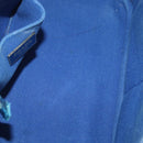 PRADA Canapa PM Hand Bag Canvas 2way Blue Gold Auth fm5220-11