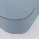 Salvatore Ferragamo Gancini Shoulder Bag Leather Light Blue Silver Auth fm5224-12