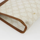 GUCCI GG Supreme Clutch Bag PVC Leather Ivory Gold 41 01 037 Auth fm5228-16
