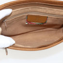 GUCCI GG Supreme Clutch Bag PVC Leather Ivory Gold 41 01 037 Auth fm5228-10