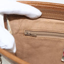 GUCCI GG Supreme Clutch Bag PVC Leather Ivory Gold 41 01 037 Auth fm5228-20