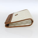 GUCCI GG Supreme Clutch Bag PVC Leather Ivory Gold 41 01 037 Auth fm5228-3