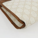 GUCCI GG Supreme Clutch Bag PVC Leather Ivory Gold 41 01 037 Auth fm5228-14