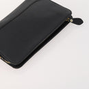 Burberrys Blue Label Bag Leather 5 Set Black Brown Auth fm5229-14