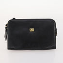 Burberrys Blue Label Bag Leather 5 Set Black Brown Auth fm5229-17