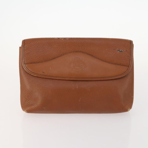 Burberrys Blue Label Bag Leather 5 Set Black Brown Auth fm5229