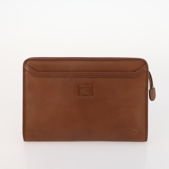 Burberrys Blue Label Bag Leather 5 Set Black Brown Auth fm5229