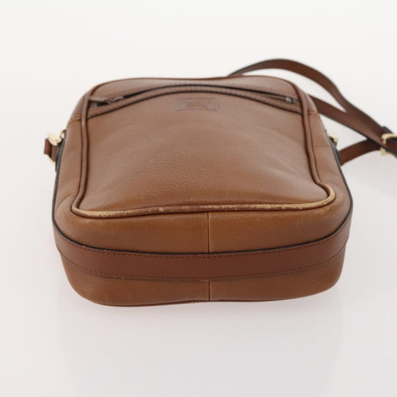Burberrys Nova Check Bag Canvas Leather 5 Set Black Navy beige Auth fm5230