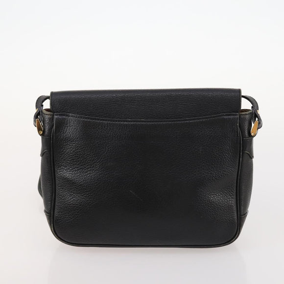 Burberrys Nova Check Bag Canvas Leather 5 Set Black Navy beige Auth fm5230
