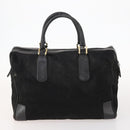 CELINE Macadam Canvas C Macadam Canvas Bag PVC 2 Set Brown Black Auth fm5231-3