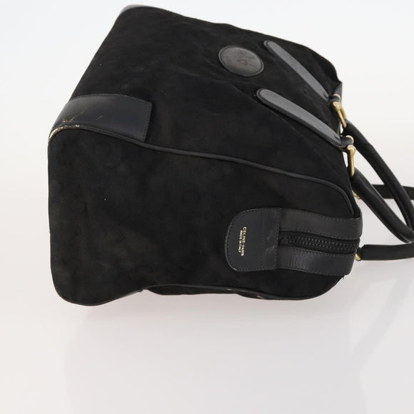 CELINE Macadam Canvas C Macadam Canvas Bag PVC 2 Set Brown Black Auth fm5231