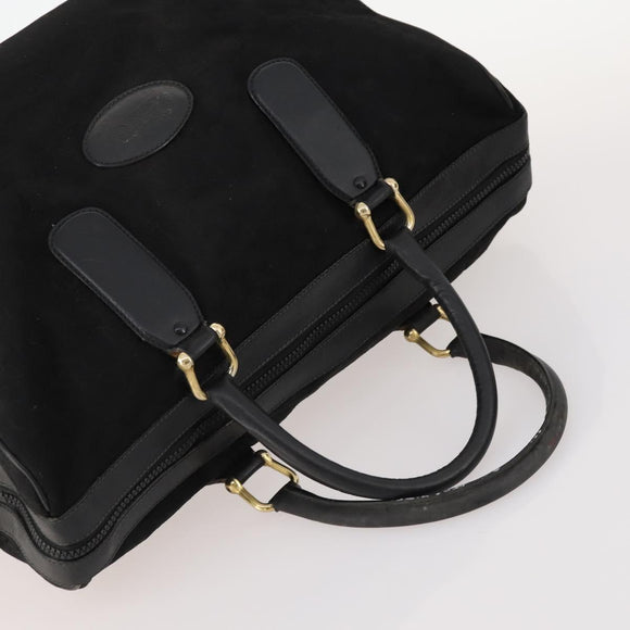CELINE Macadam Canvas C Macadam Canvas Bag PVC 2 Set Brown Black Auth fm5231