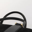 CELINE Macadam Canvas C Macadam Canvas Bag PVC 2 Set Brown Black Auth fm5231-6