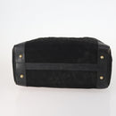 CELINE Macadam Canvas C Macadam Canvas Bag PVC 2 Set Brown Black Auth fm5231-7