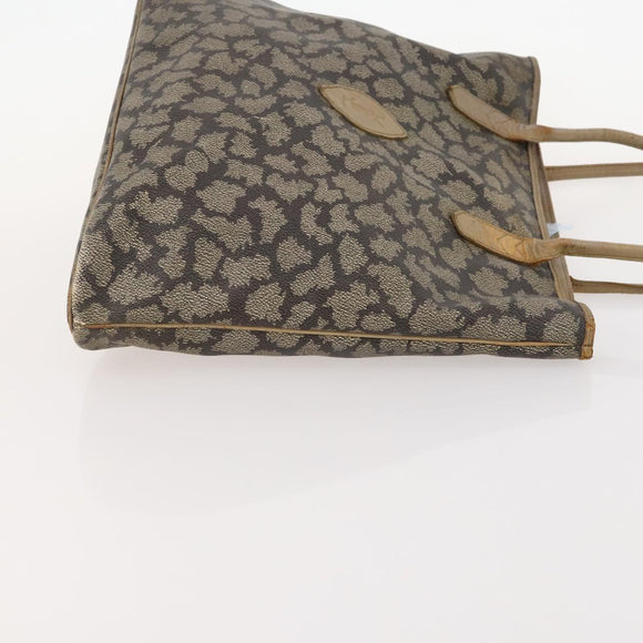 SAINT LAURENT Tote Bag PVC 2 Set Gray Auth fm5232