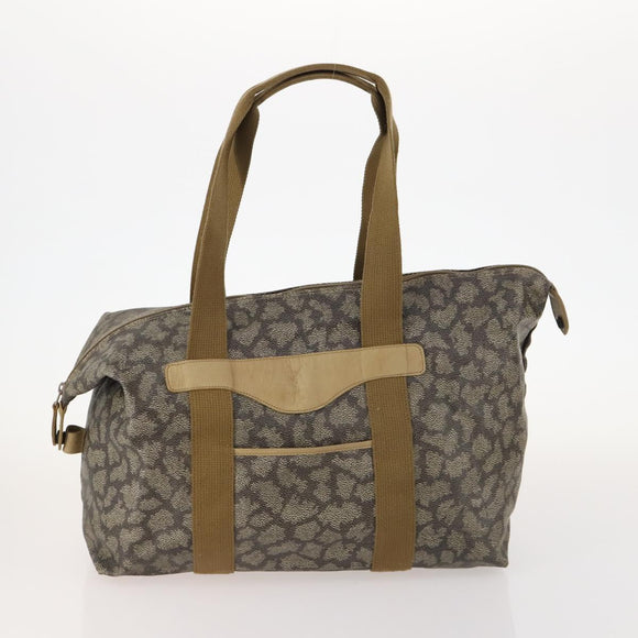 SAINT LAURENT Tote Bag PVC 2 Set Gray Auth fm5232