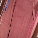 Burberry Nova Check Blue Label Tas Leer PVC 5 Delig Zwart Beige Auth fm5233-22
