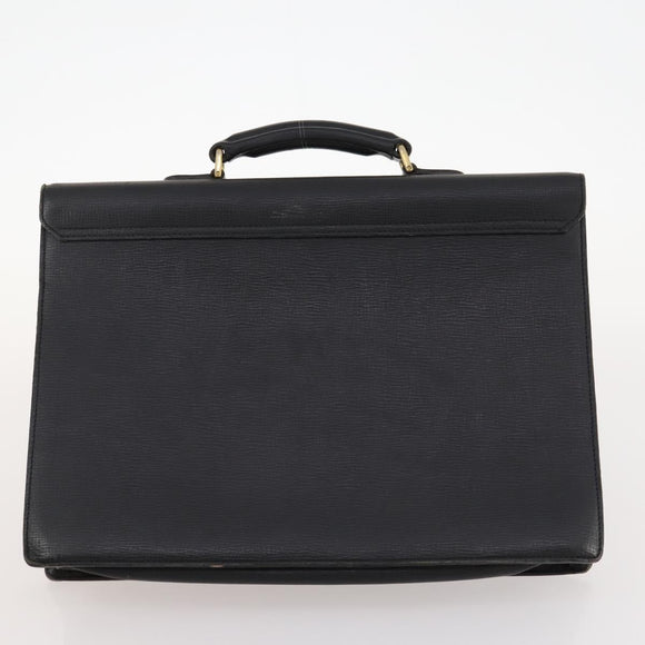 Burberry Nova Check Blue Label Tas Leer PVC 5 Delig Zwart Beige Auth fm5233
