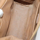 CELINE Macadam Canvas C Macadam Canvas Pouch PVC 3 Set Beige Brown Auth fm5234-13