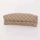 CELINE Macadam Canvas C Macadam Canvas Pouch PVC 3 Set Beige Brown Auth fm5234-18