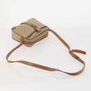 CELINE Macadam Canvas Clutch Bag PVC Leather 3 Set Brown Beige Auth fm5236-12