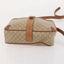 CELINE Macadam Canvas Clutch Bag PVC Leather 3 Set Brown Beige Auth fm5236-14