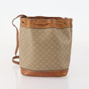 CELINE Macadam Canvas Clutch Bag PVC Leather 3 Set Brown Beige Auth fm5236-3