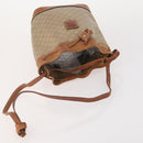 CELINE Macadam Canvas Clutch Bag PVC Leather 3 Set Brown Beige Auth fm5236-5