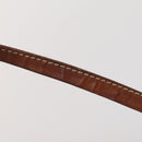 CELINE Macadam Canvas Clutch Bag PVC Leather 3 Set Brown Beige Auth fm5236-6
