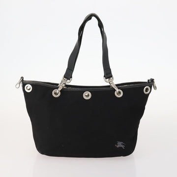 BURBERRY Nova Check Bag Canvas nylon 4 Set Black Blue beige Auth fm5237 - 0